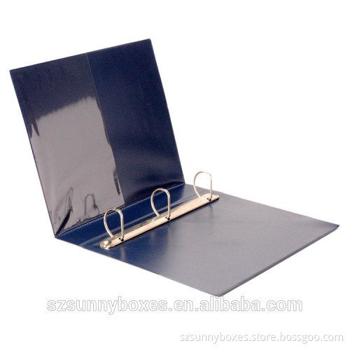 Wholesale PVC Printing 3 Ring Binder Decorative File Folder With Inner Pocket